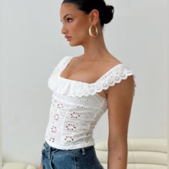 DEBELLA TOP WHITE - Picture 3 of 11
